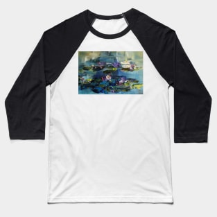 Lily Pond - morning - close up 2 Baseball T-Shirt